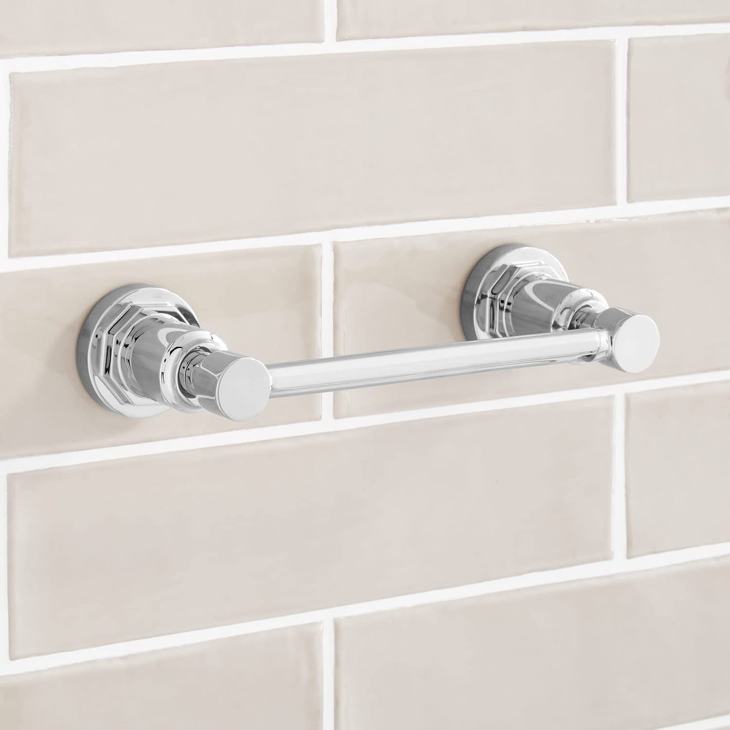 Signature Hardware 476969 Greyfield Wall Mounted Pivoting Toilet Paper Holder