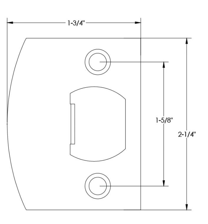 EMTEK 512234LURHUS15 Keyed Right Handed Luzern Lever Square Rose Satin Nickel