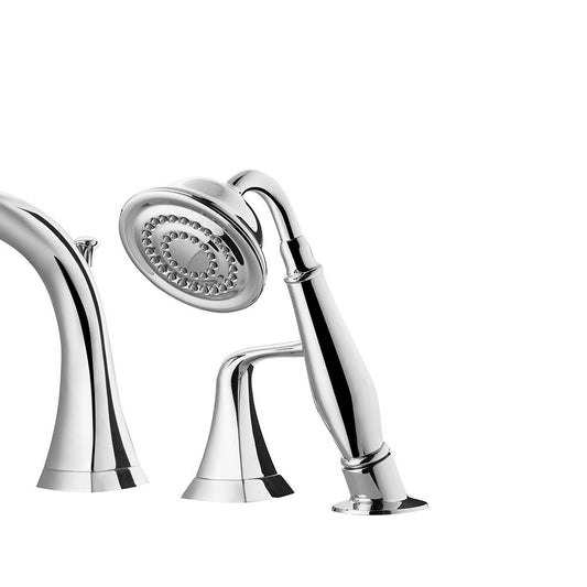 Vinnova 104224-BTF-PC Claudius Roman Tub Faucet w/Hand-Held Shower Polshd Chrome