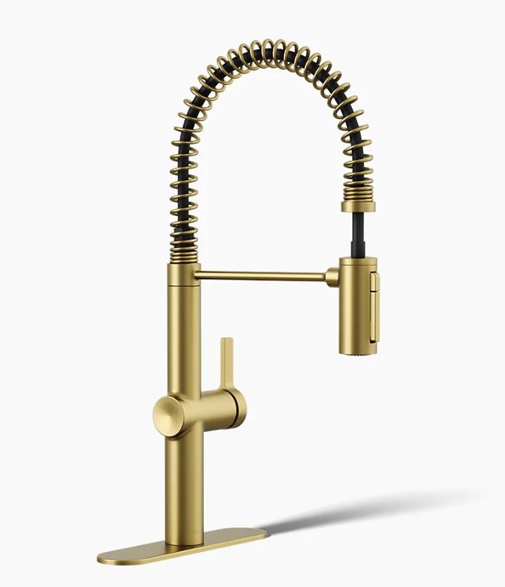 Kohler R38475-2MB Haku kitchen sink faucet Brushed Modern Brass
