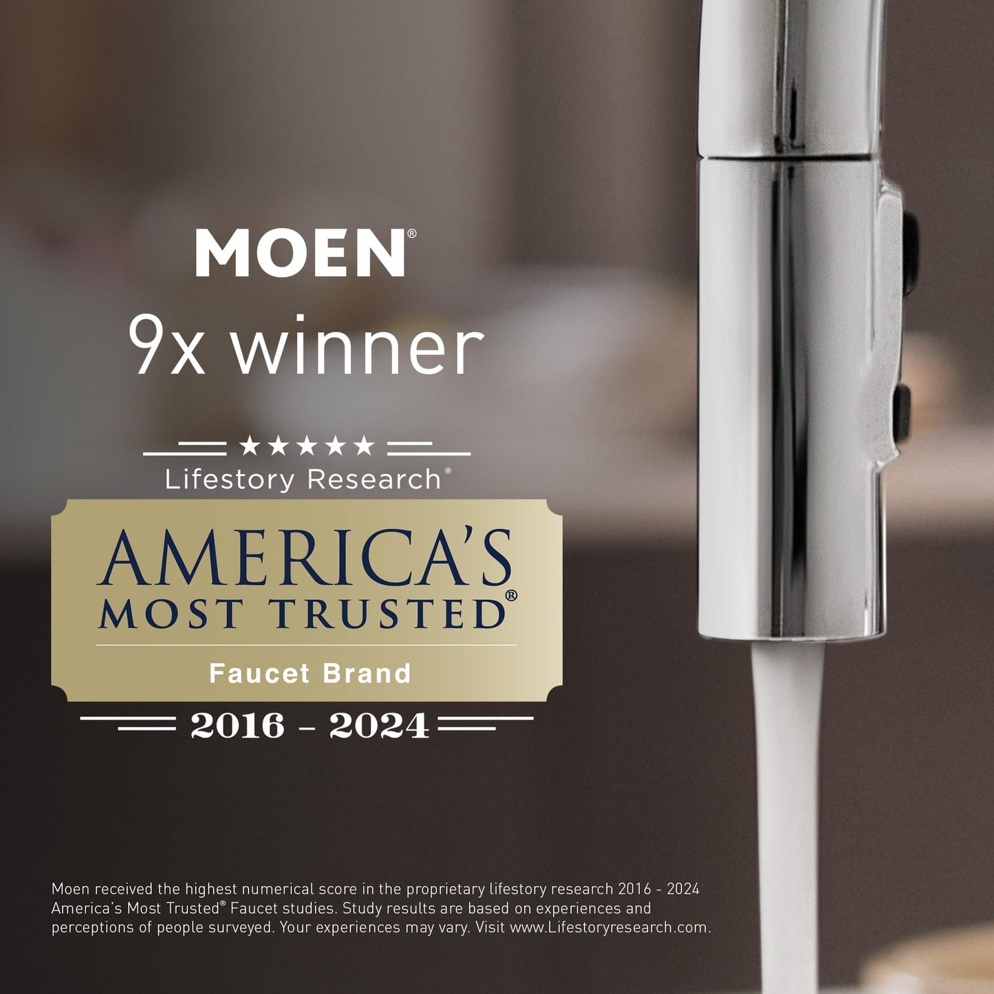 Moen Weymouth Brushed Gold 1.32" Brass Cabinet or Drawer Knob, YB8405BG