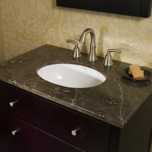 American Standard Oval Undermount Bathroom Sink 0497221.222, Linen