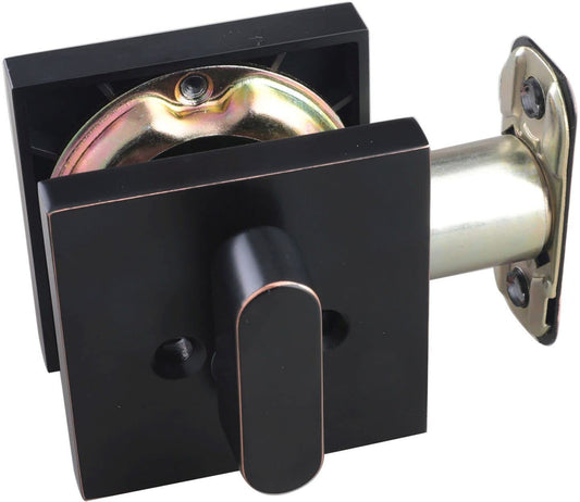 Miseno MLK1228 Lorton Single Cylinder Keyed Entry Deadbolt - Matte Black