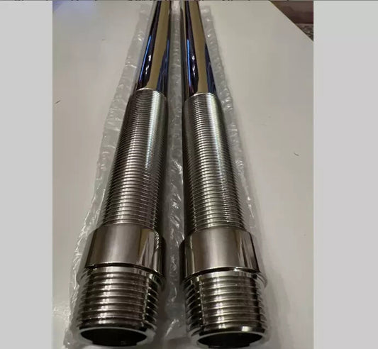 Signature Hardware 13" Bottom Pipe Nipples For Freestanding Supplies NB-118BN