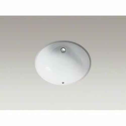 KOHLER K-2211-0 Caxton Undercounter Bathroom Sink, White One Size