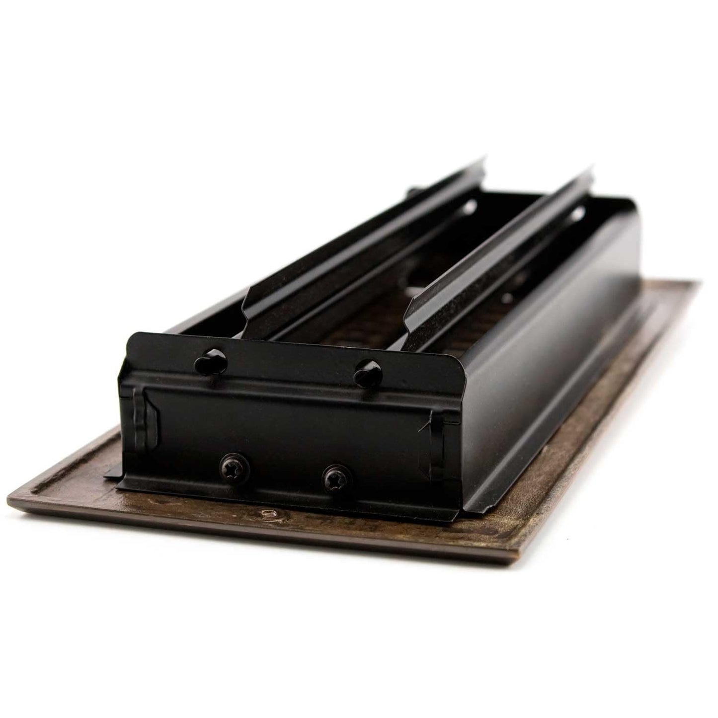 Signature HW SH551466BN Modern Steel Floor Register-2-1/4"x12"-Brushed Nickel