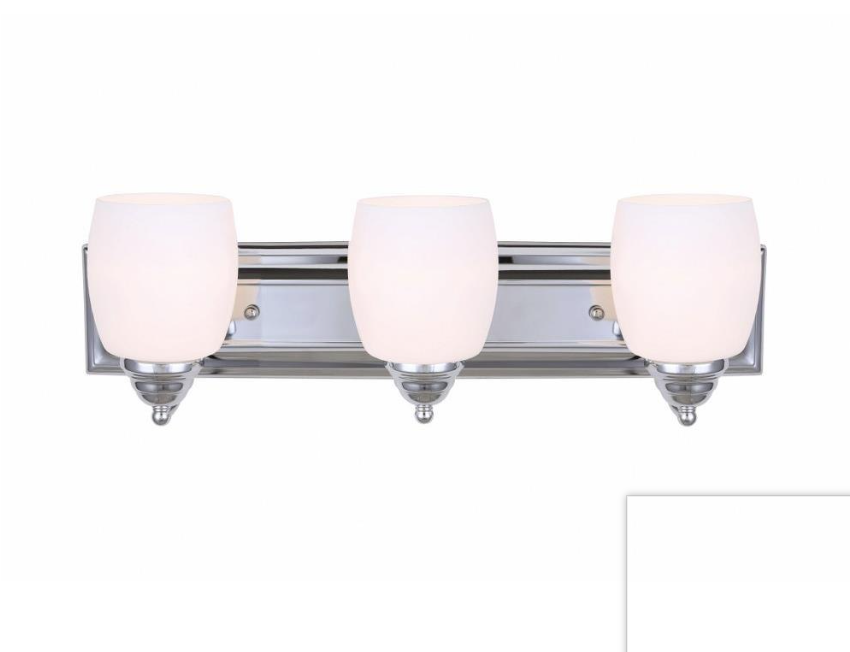 Canarm IVL259A03 Chrome Griffin 3-Light 24"W Bathroom Vanity Light