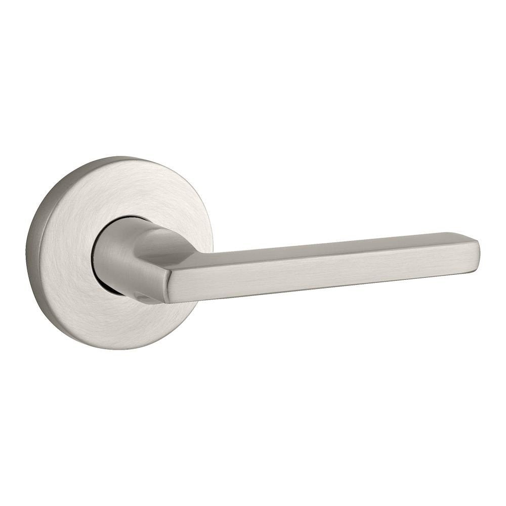 Baldwin PVSQUCRR150 Reserve Privacy Square Contemporary Round Rose Satin Nickel