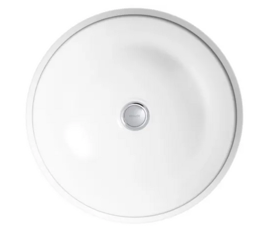 Kohler 16-1/8" Circular Vitreous China Undermount Bathroom Sink