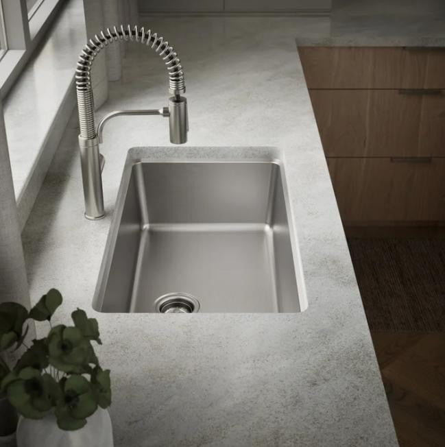 Kohler Provo 33" Dual Mount Single-bowl Workstation Kitchen Sink Kit
