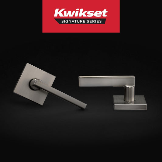 Kwikset 720HFLSQT-15 Halifax Interior Passage Door Lever Reversible Satin Nickel