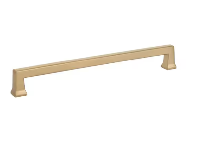 Emtek 86427US4 Alexander 8" Center Handle Cabinet Pull - Satin Brass