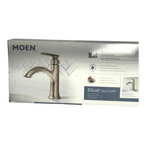 Moen Ellicott 84632SRN Bathroom Faucet Single Handle Brushed Nickel