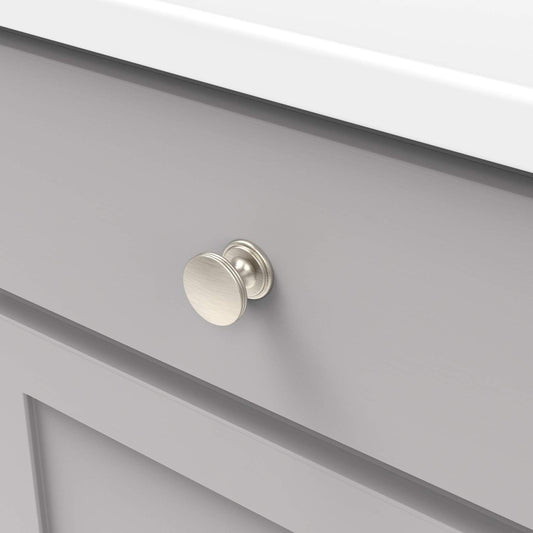 Hickory Hardware P2142-SN American Diner Transitional 1-3/8" Knob Satin Nickel
