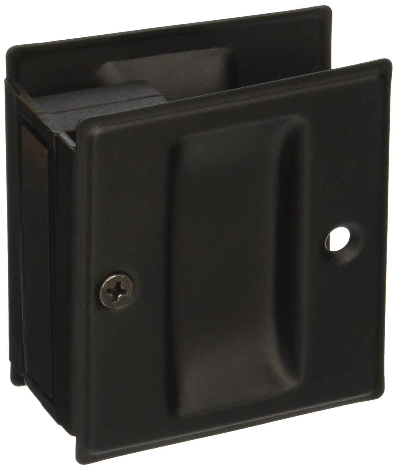 Deltana SDP25U19 2 1/2" x 2 3/4" Passage Pocket Locks - Black