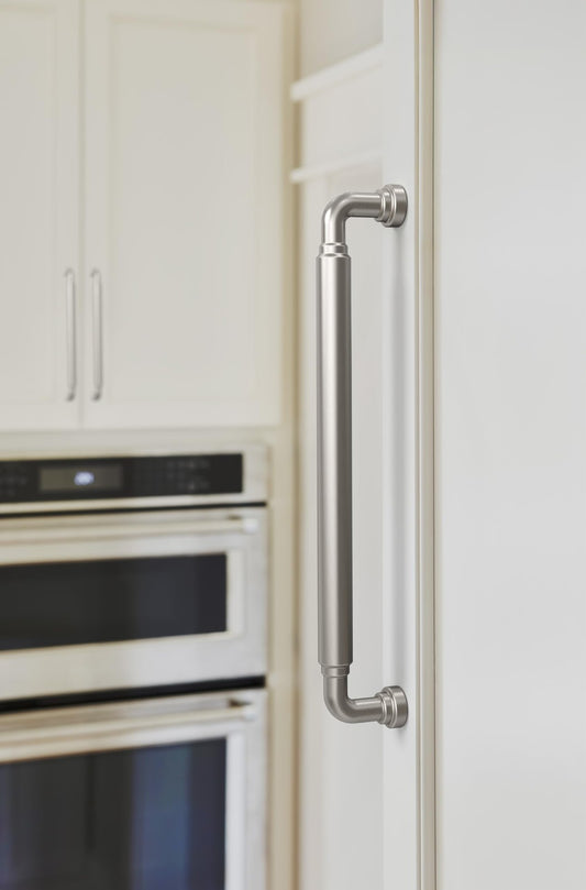 Amerock Coble 12 inch Center-to-Center Satin Nickel Appliance Pull, BP37669G10