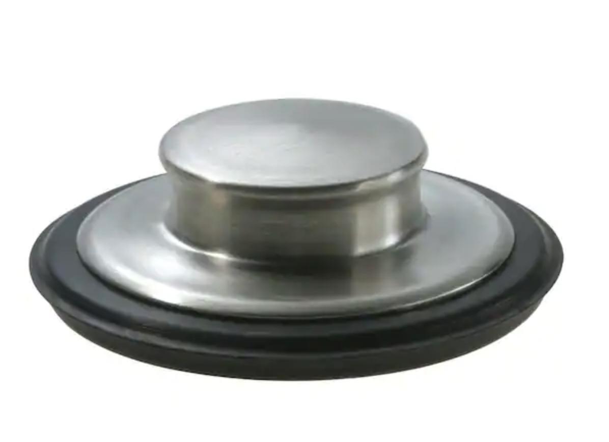 InSinkErator Disposer Sink Flange with Stopper - Polished Nickel