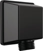 Delta Faucet 50570-BL Square Wall Elbow for Hand Shower, Matte Black