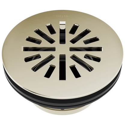 Delta Faucet DT051411-PN 4" Round Shower Floor Drain Polished Nickel