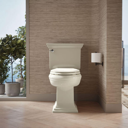 KOHLER 4636-RL-96 Elongated Toilet Seat Slow Close Soft Close Biscuit