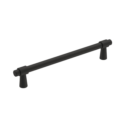 Amerock BP36860FB Destine Cabinet Pull Matte Black 6-5/16" C2C