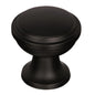Amerock BP53718BBP Westerly Cabinet Knob Black Bronze 1-3/16" Diameter