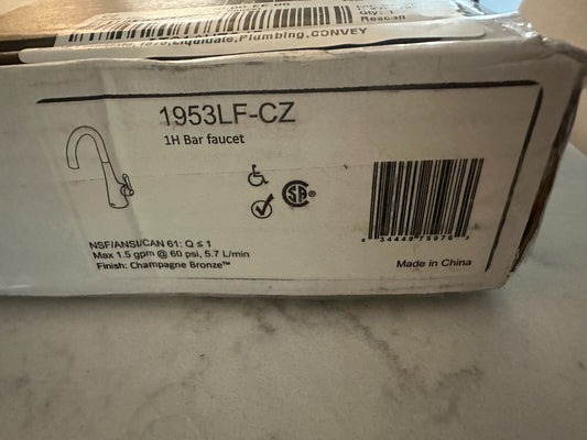 Delta Transitional Single Handle Bar Faucet with Swivel Spout - 1953LF-CZ