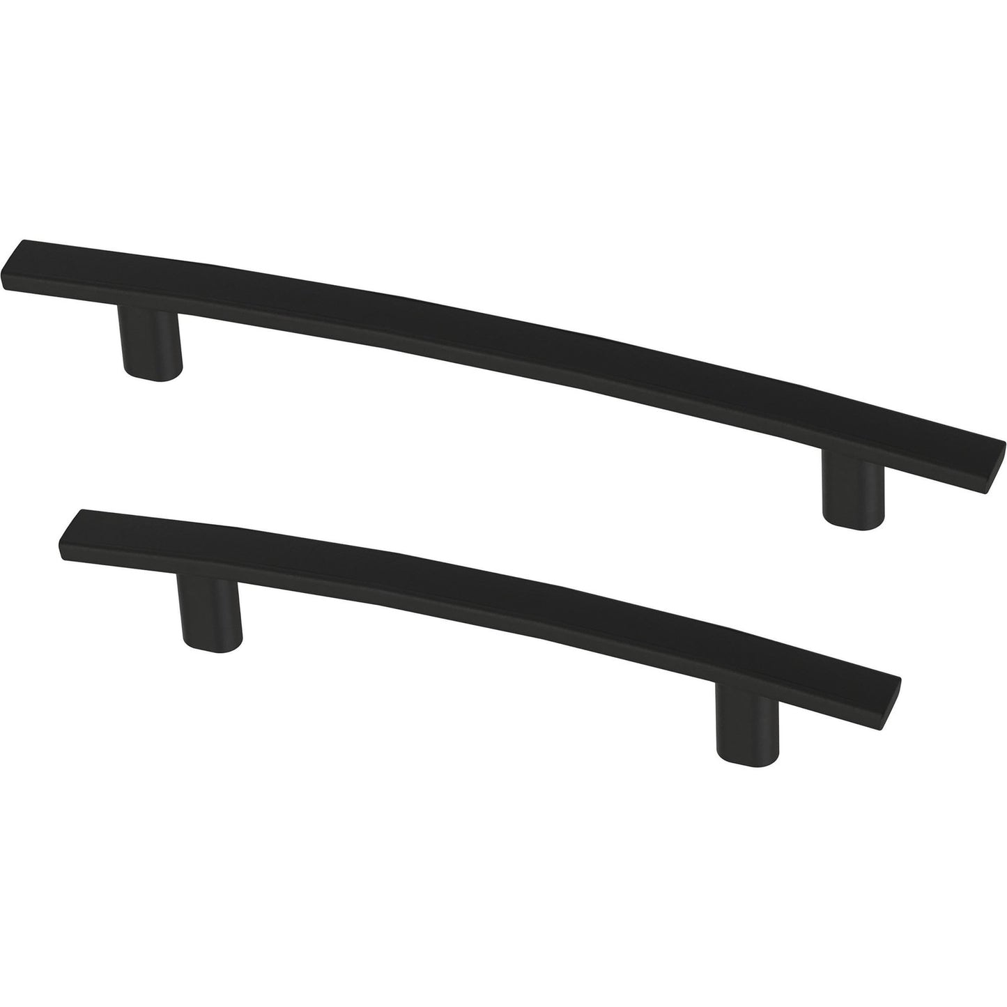Franklin Brass P44433-FB-B (10-Pack) Matte Black Cabinet Handles 3-3/4" C2C Arch