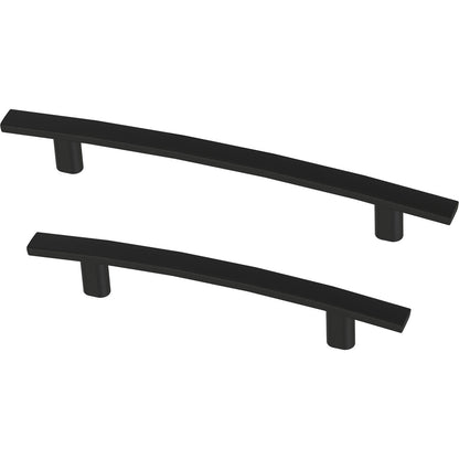 Franklin Brass P44433-FB-B (10-Pack) Matte Black Cabinet Handles 3-3/4" C2C Arch