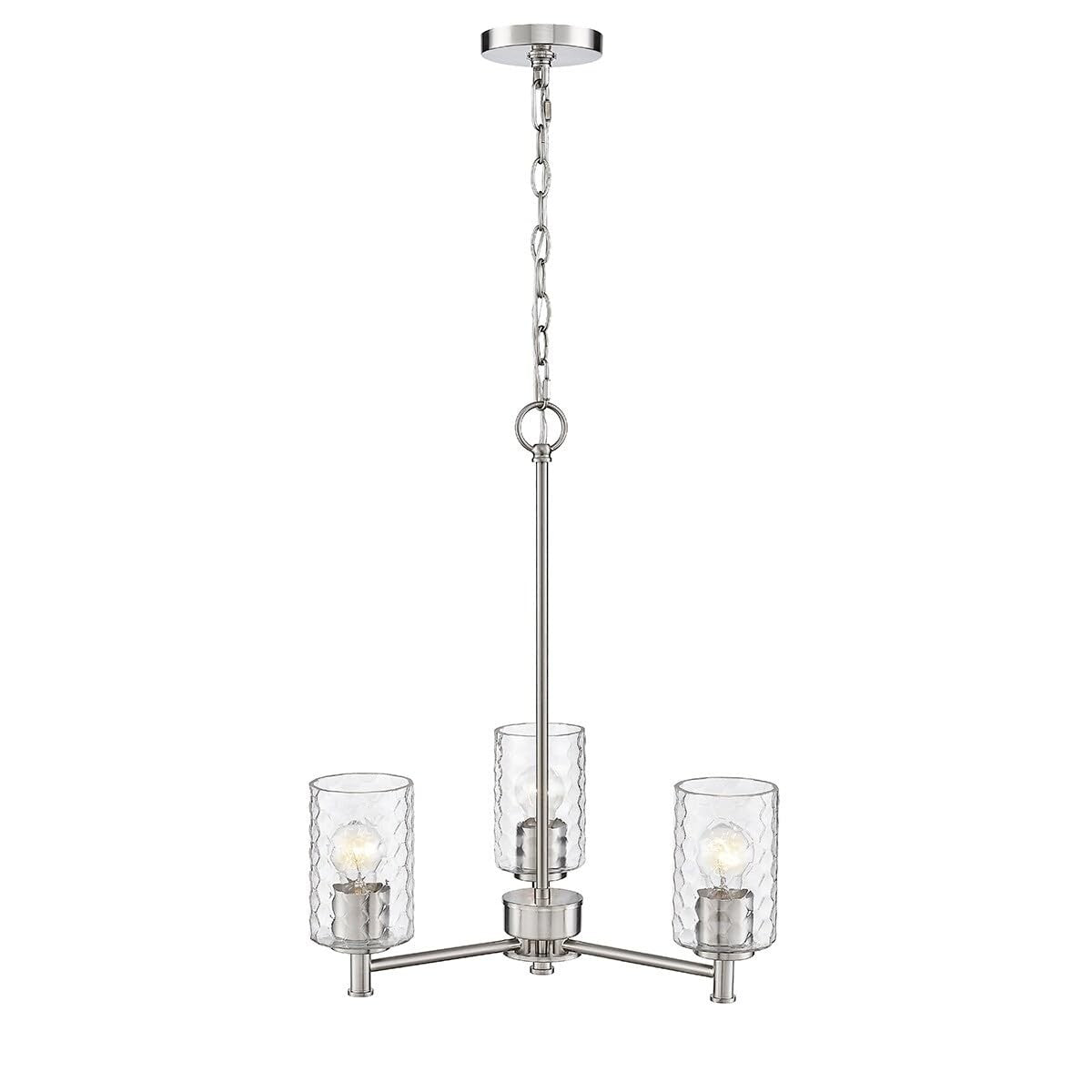 Millennium Lighting 9213 Ashli 3 Light 20" Wide Chandelier - Brushed Nickel