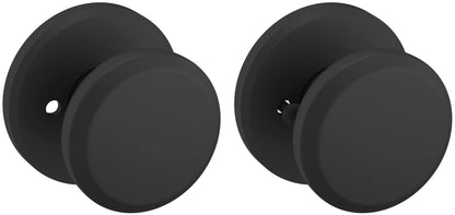 Baldwin 5023031PRIV Privacy Door Knob Set with R016 Rose Non Lackered Brass