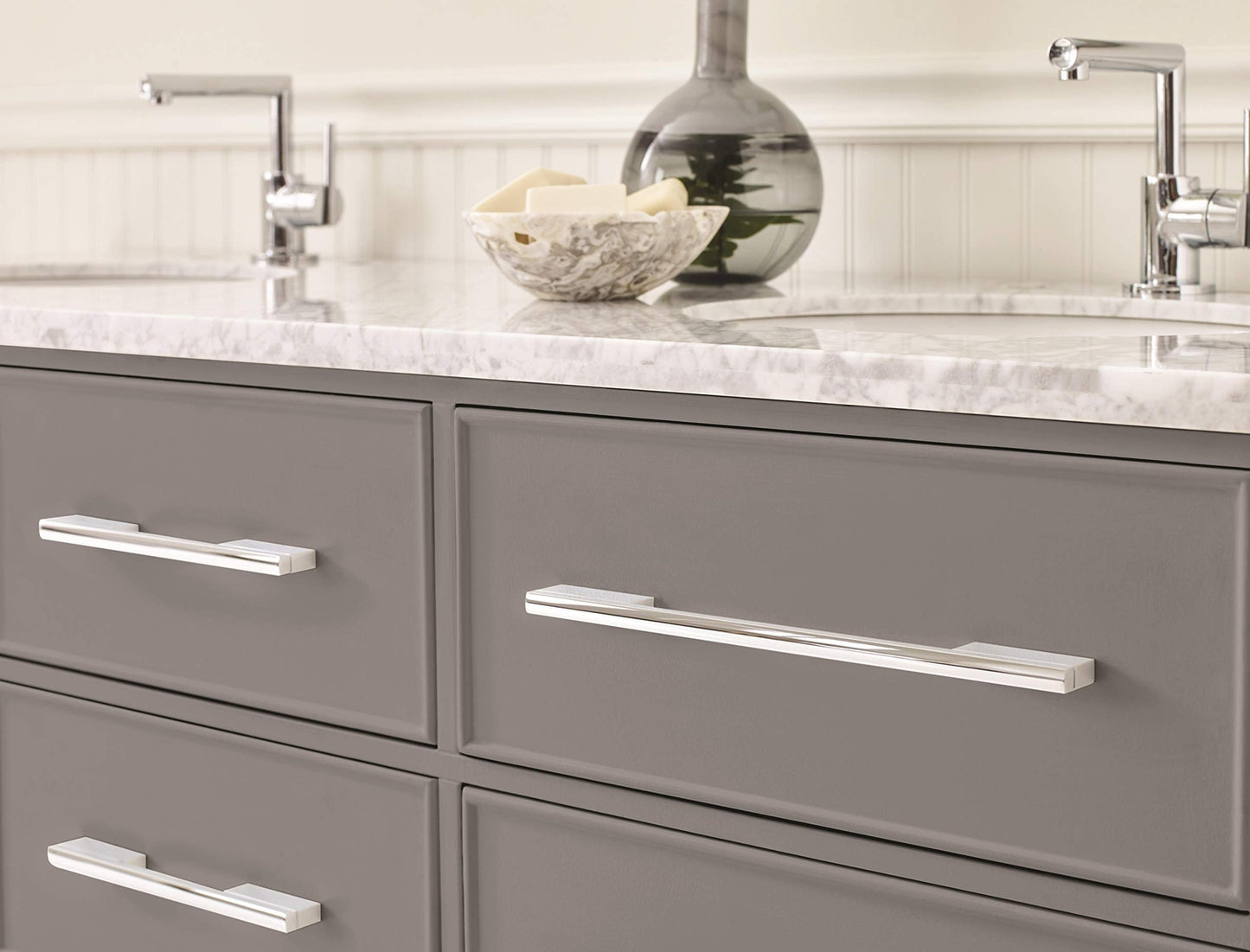 Amerock BP3673726 Separa Cabinet Pull Polished Chrome 10-1/16" C2C