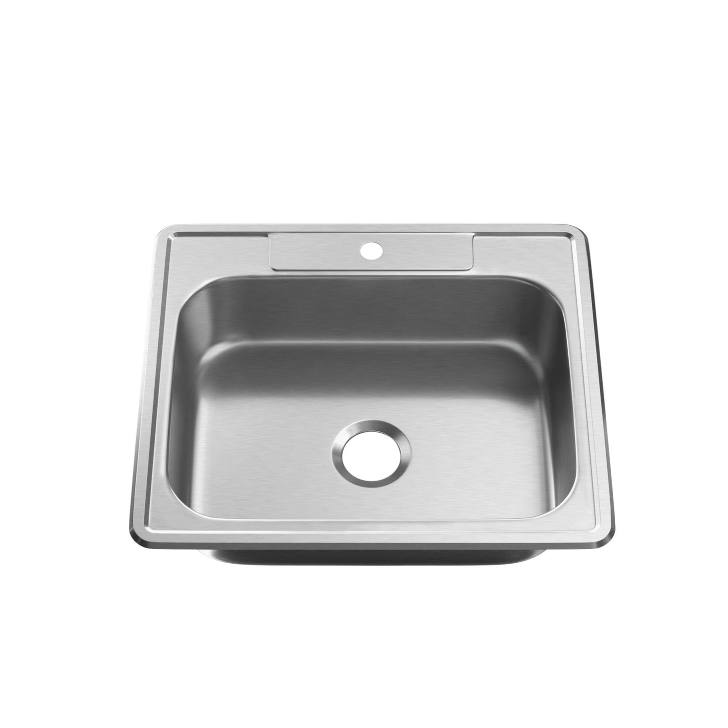 PROFLO PFSR252271A Bealeton 25"Drop In Single Basin Stainless Steel Kitchen Sink