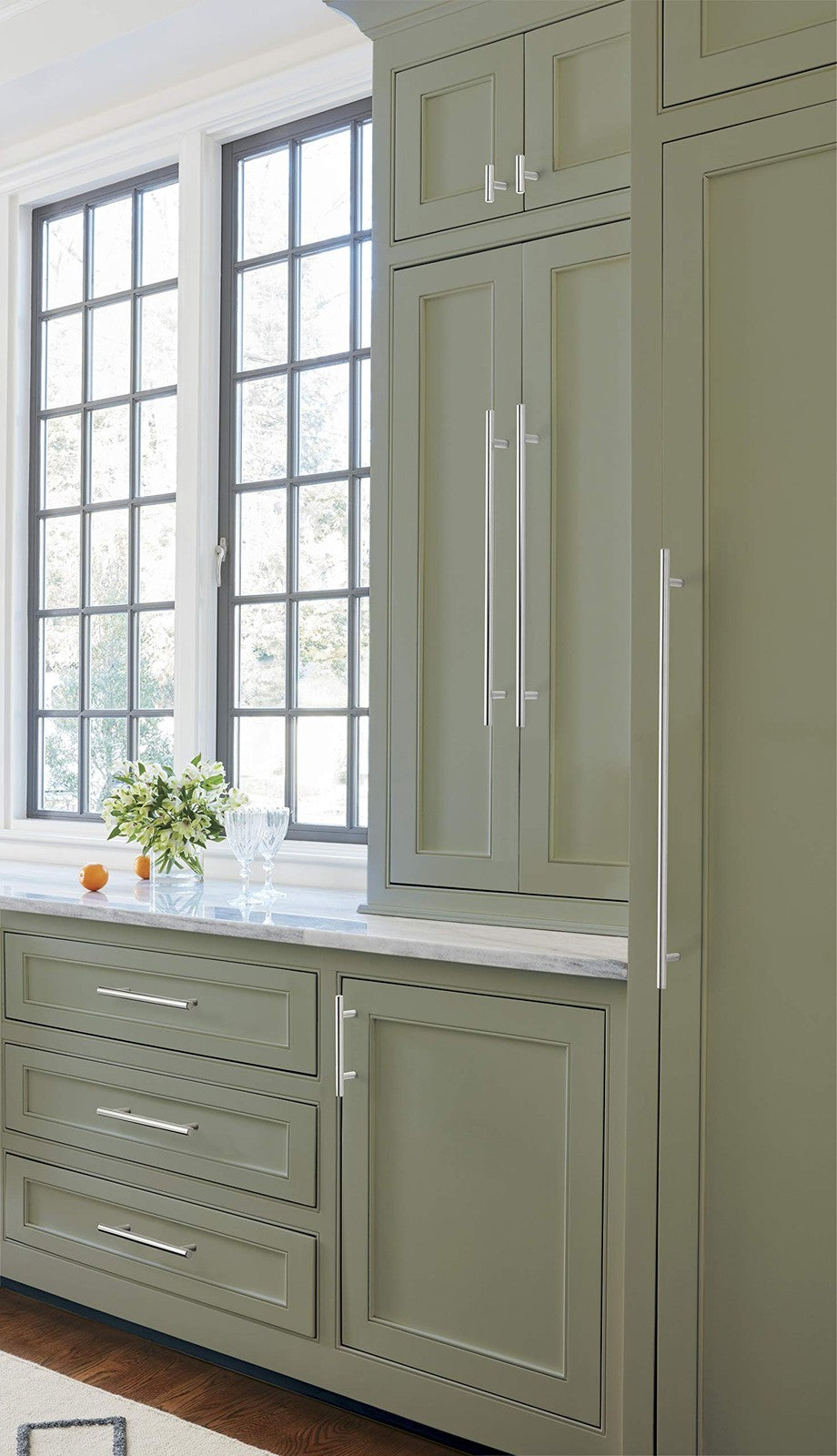 Amerock 10BX40517PN Cabinet Pull Polished Nickel 5-1/16" C2C 10 Pack