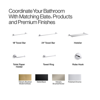 KOHLER K-27287-CP Elate® 24" Towel Bar Polished Chrome