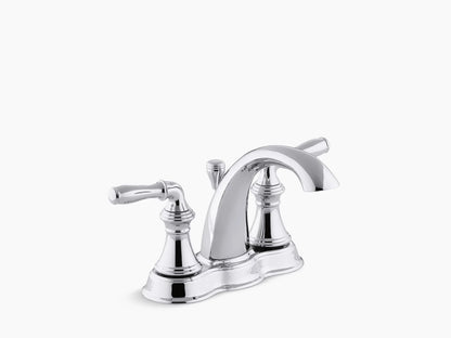 Kohler Devonshire Centerset Bathroom Sink Faucet - Polished Chrome (393-N4-CP)