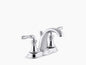 Kohler Devonshire Centerset Bathroom Sink Faucet - Polished Chrome (393-N4-CP)