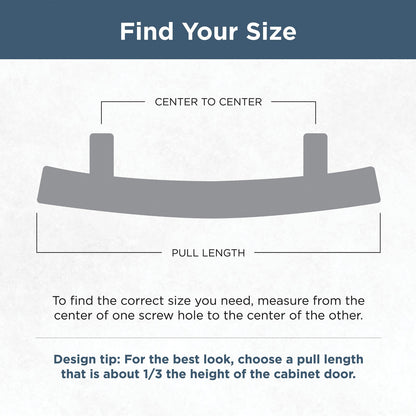 Franklin Brass (10-Pack) Matte Black Cabinet Handles 5-1/16" Hole Center Arched