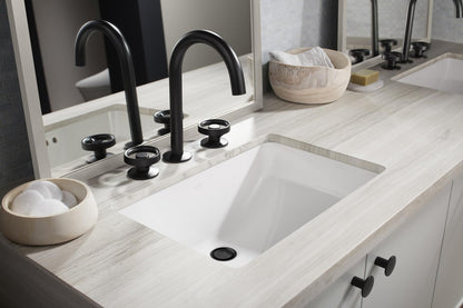 KOHLER 2214-0 Ladena Rectangular Undermount Bathroom Sink, 20-7/8" W X 14-3/8" L
