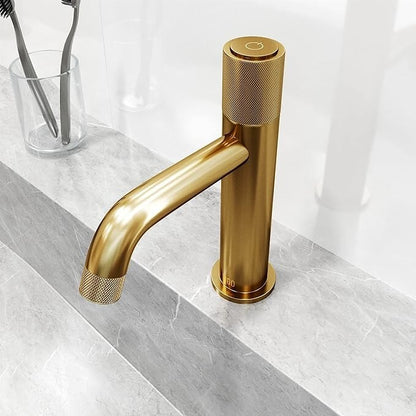 VIGO VG01048MG Apollo Single Hole 1-Handle Touch-on Bathroom Brushed Gold