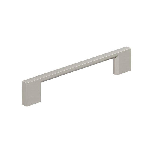 Amerock BP37132G10 Cityscape Collection 5-1/16 in. (128mm) Pull, Satin Nickel