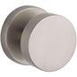 Baldwin HD.CON.CRR.150 Modern Single Dummy Door Knob Round Rose Satin Nickel