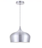 Elegant Lighting LDPD2003BN Nora 12" Wide Pendant w/AluminumShade-Brushed Nickel