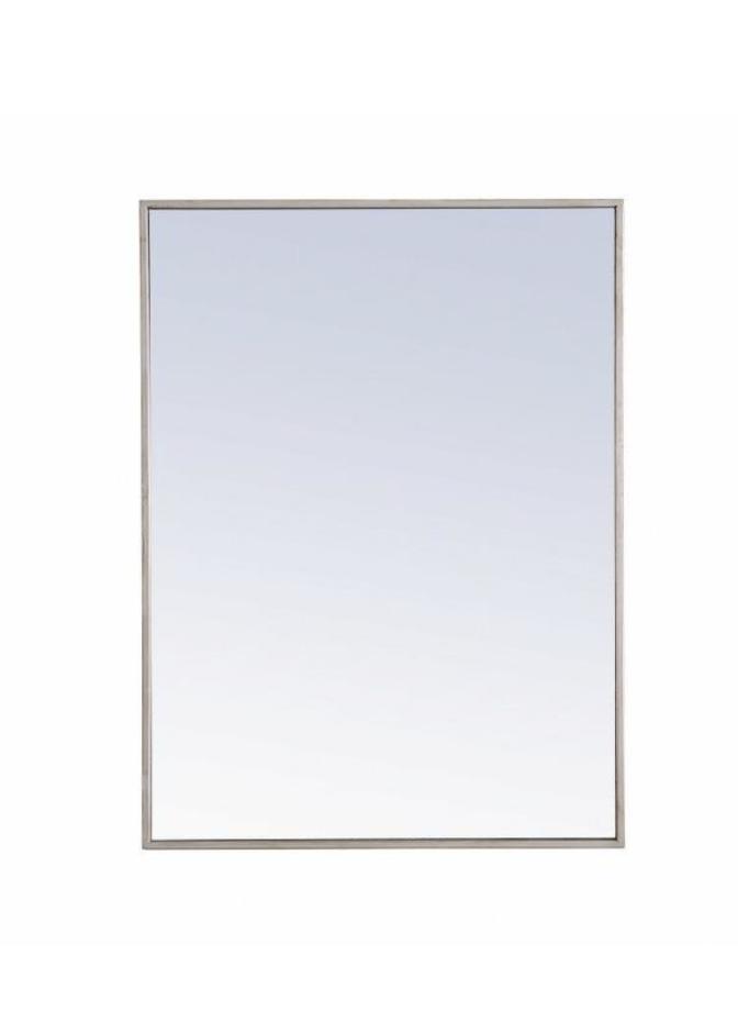 Elegant Decor - MR4073S - Eternity - Metal Frame Rectangle Mirror-32x 24 In