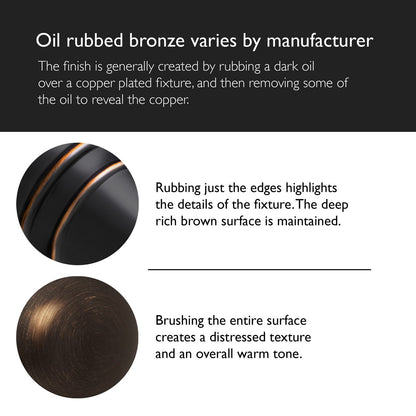 Design House 791681 Coventry Handleset Interior Knob Single Cyl Deadbolt ORB