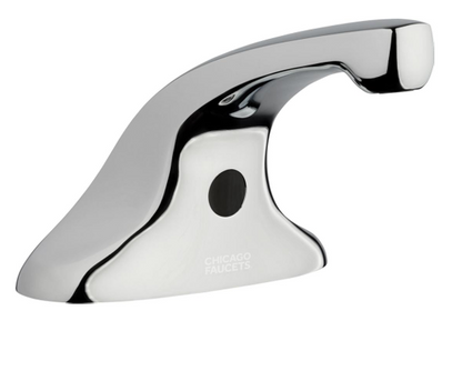 Chicago Faucets EVR-A12A-13ABCP Touchless Bathroom Sink Faucet , Polished Chrome