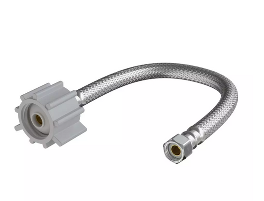PROFLO PFX146472 Toilet Connector Stainless Steel Braid Reinforced ½” Pipe