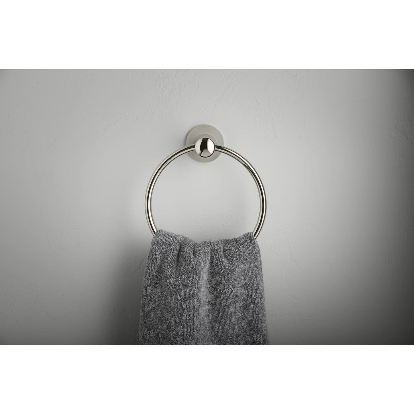 Kohler K-21955-CP Tempered 6-7/8" Wall Mounted Towel Ring - Chrome