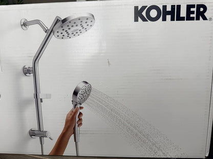 Kohler R38001-G-CP Hydrorail 3-in-1 Shower System Polished Chrome
