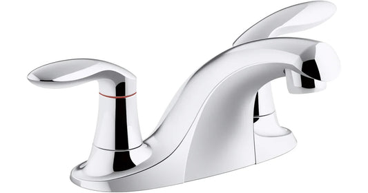 Kohler K15243-4RA-CP Coralais Centerset Bathroom Sink Faucet - Polished Chrome